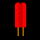 Animated red popsicle